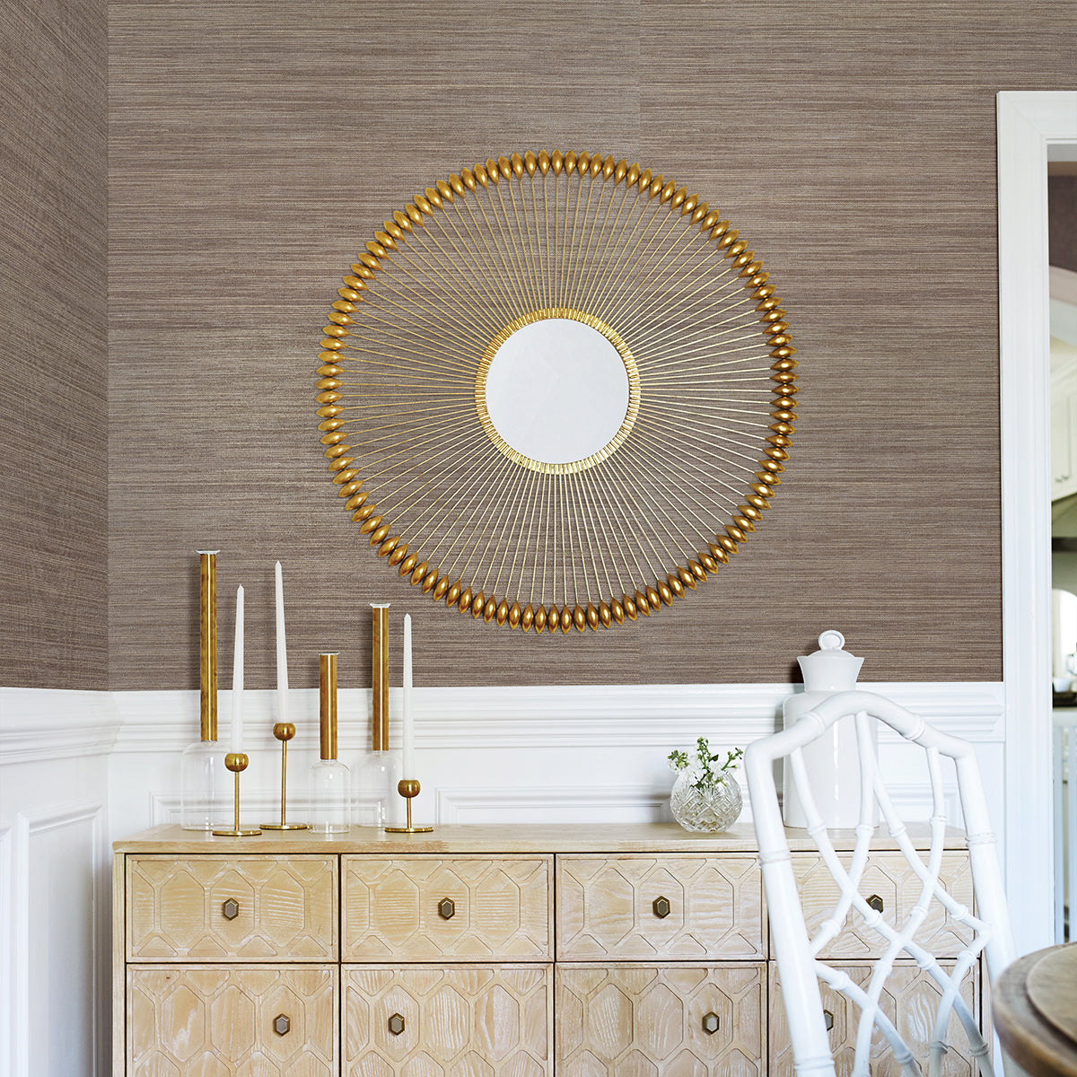 liaohe-bronze-grasscloth-wallpaper-york-wallcoverings-2829-80038 - York Wallcoverings Wallpaper