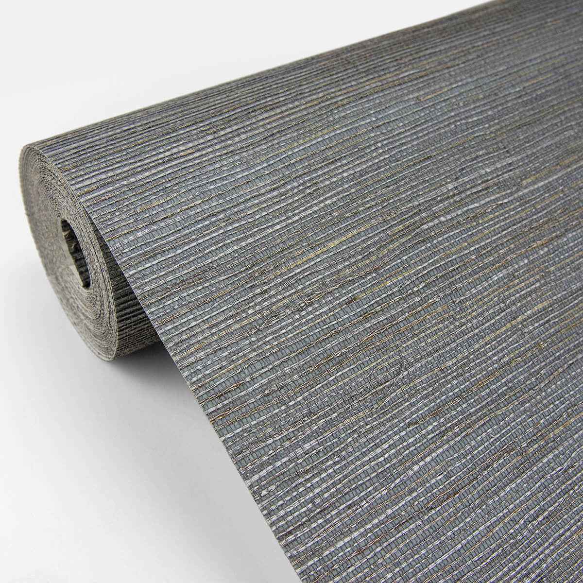 Shandong Slate Grasscloth Wallpaper - York Wallcoverings - 2829-80085 - York Wallcoverings Wallpaper
