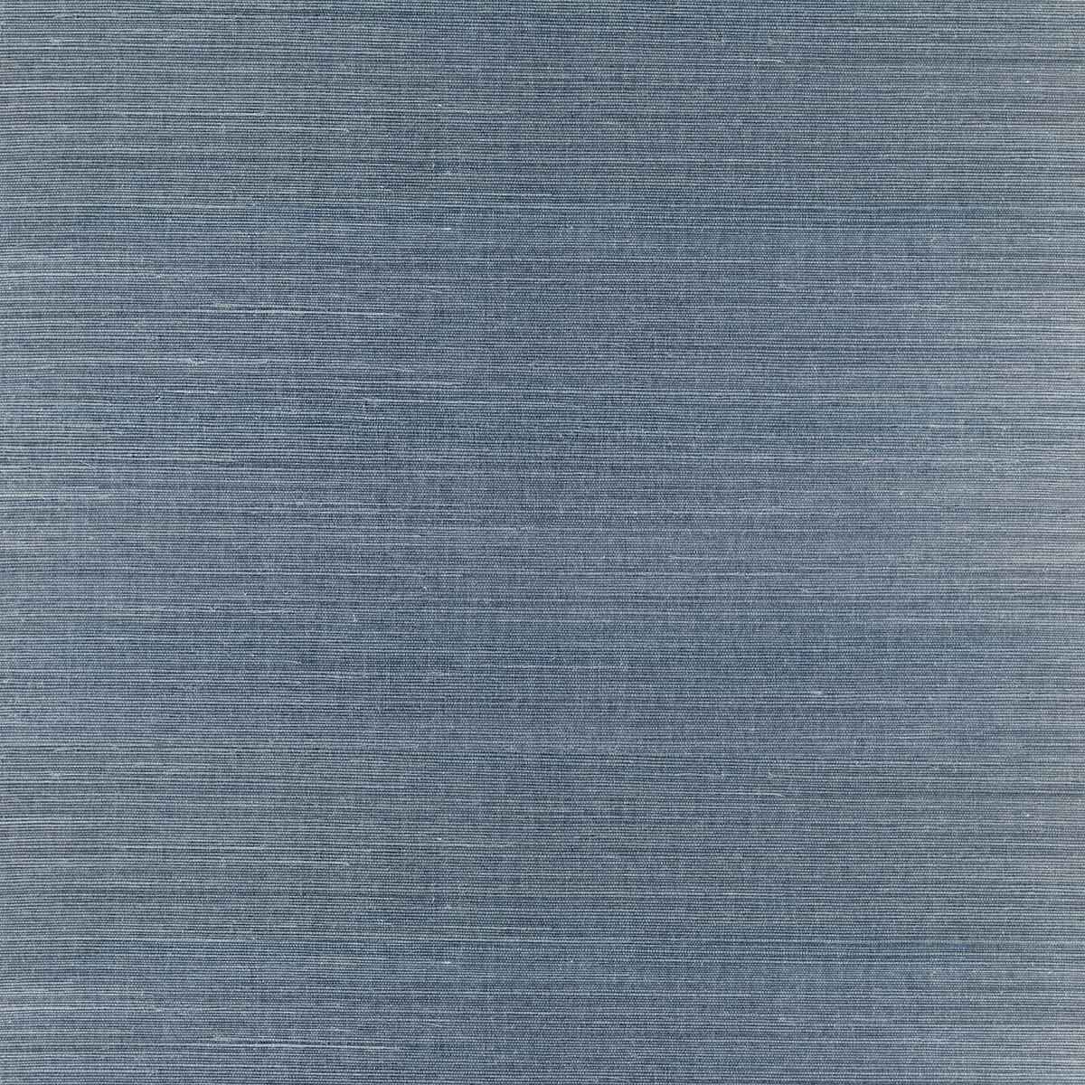 Lamphu Blue Sisal Grasscloth Wallpaper - York Wallcoverings - 2829-82026