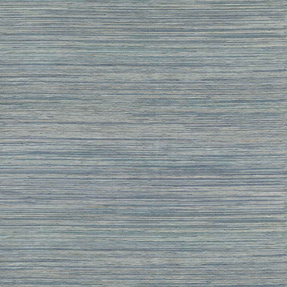 Pattaya Blue Grasscloth Wallpaper - York Wallcoverings - 2829-82040