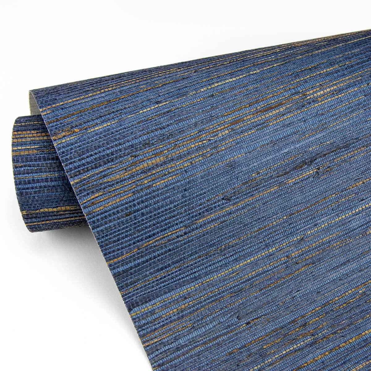 Pattini Indigo Grasscloth Wallpaper - York Wallcoverings - 2829-82042 - York Wallcoverings Wallpaper