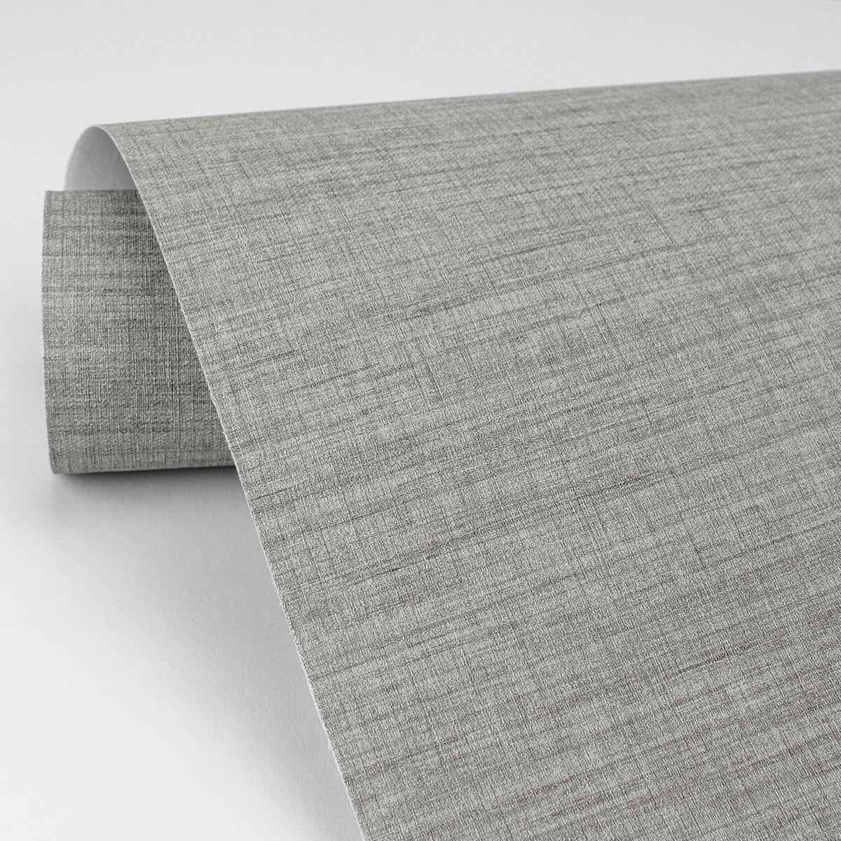Essence Grey Linen Texture Wallpaper - York Wallcoverings - 2829-82051 - York Wallcoverings Wallpaper