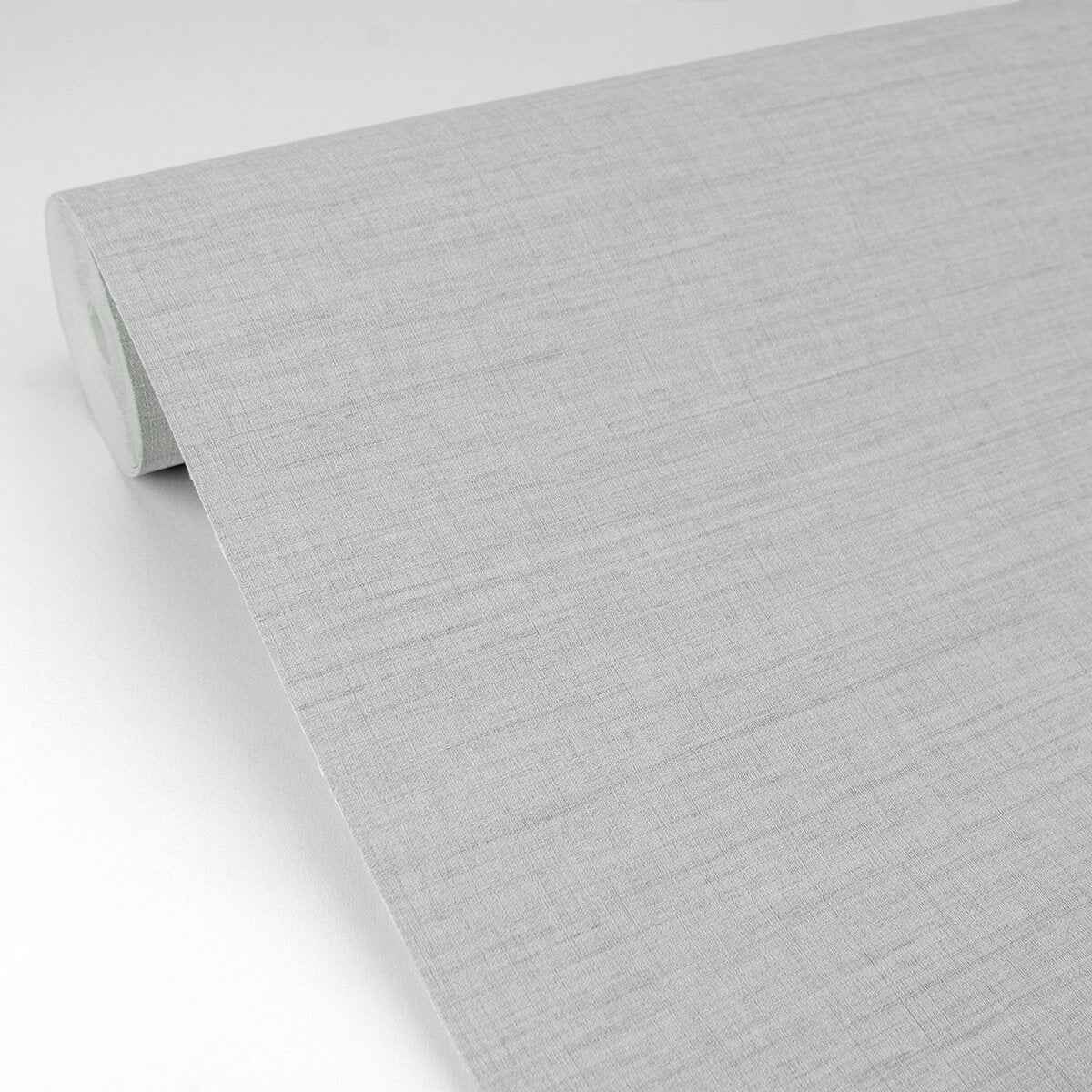 Essence Light Grey Linen Texture Wallpaper - York Wallcoverings - 2829-82061 - York Wallcoverings Wallpaper