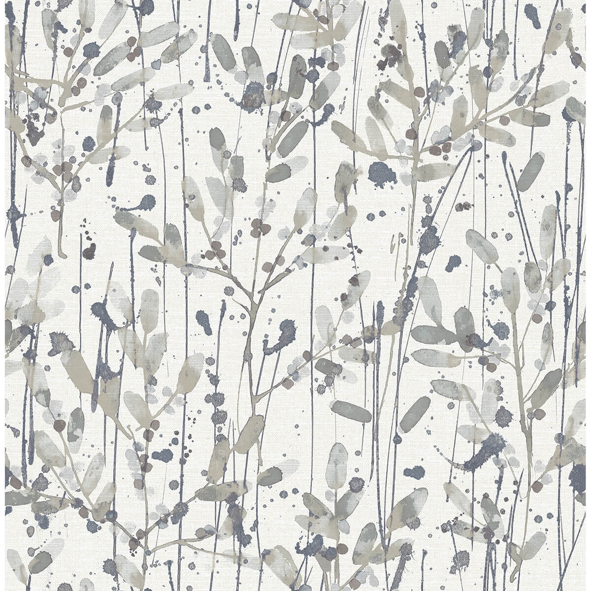 leandra-grey-floral-trail-wallpaper-york-wallcoverings-2975-26238 - York Wallcoverings Wallpaper