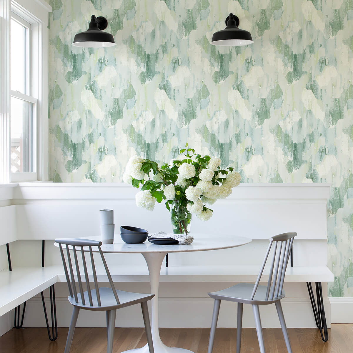 mahi-green-abstract-wallpaper-york-wallcoverings-2975-26262 - York Wallpaper Wallpaper