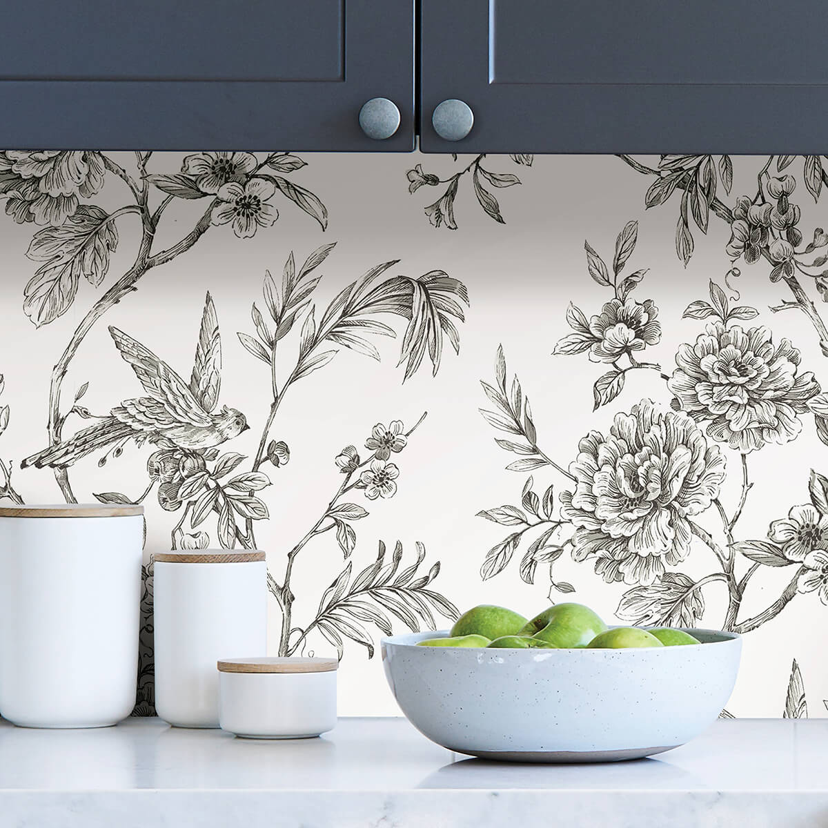 charcoal-longwood-peel-and-stick-wallpaper-york-wallcoverings-nus3832 - York Wallcoverings Wallpaper