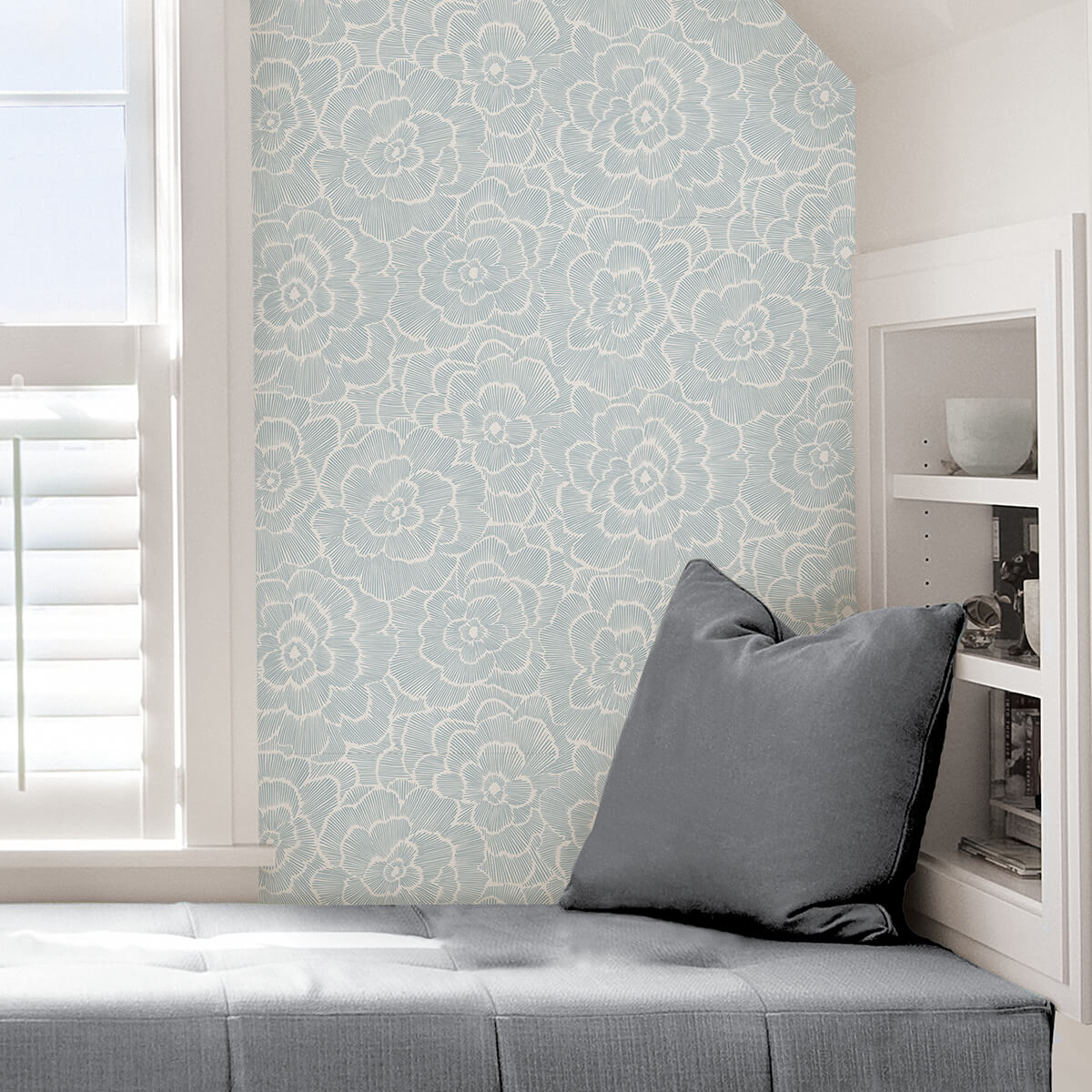 blue-saraya-peel-and-stick-wallpaper-york-wallcoverings-nus4048 - York Wallcoverings Wallpaper