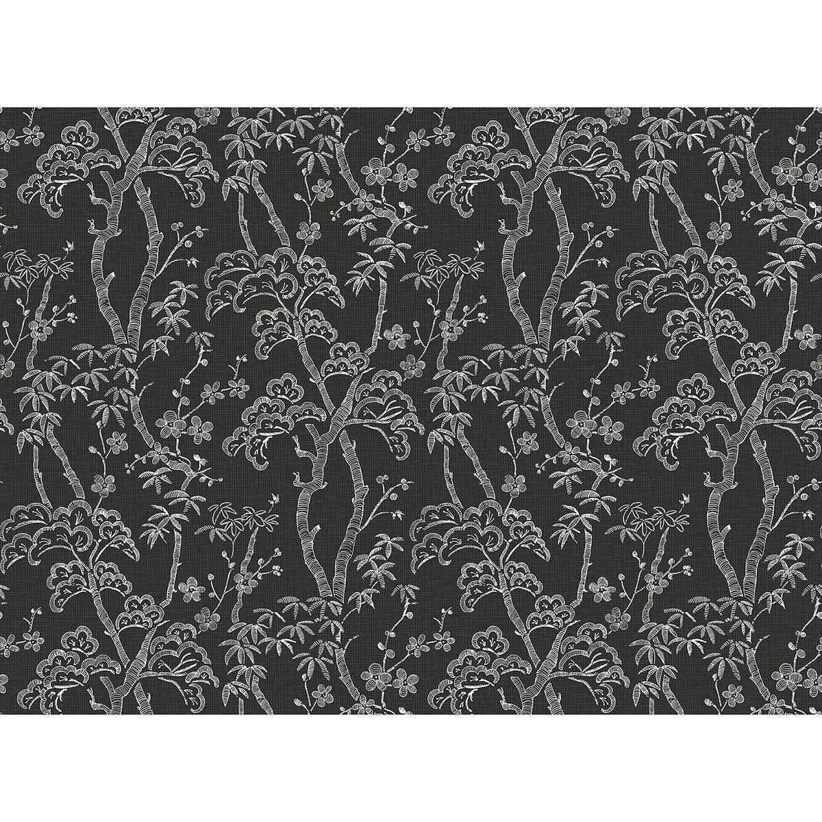 Storybook Forest Charcoal Grey Wall Mural - York Wallcoverings - ASTM3919 - York Wallcoverings Wallpaper