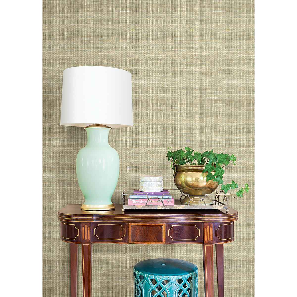 Kent Seafoam Woven Wallpaper - York Wallcoverings - 3123-01694 - York Wallcoverings Wallpaper