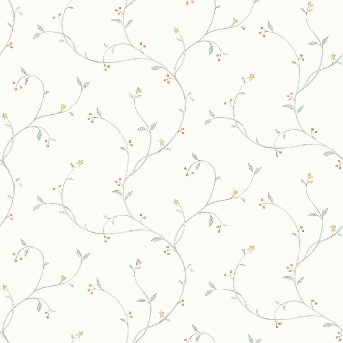 Kurt Seafoam Tin Star Trail Wallpaper - York Wallcoverings - 3123-09159