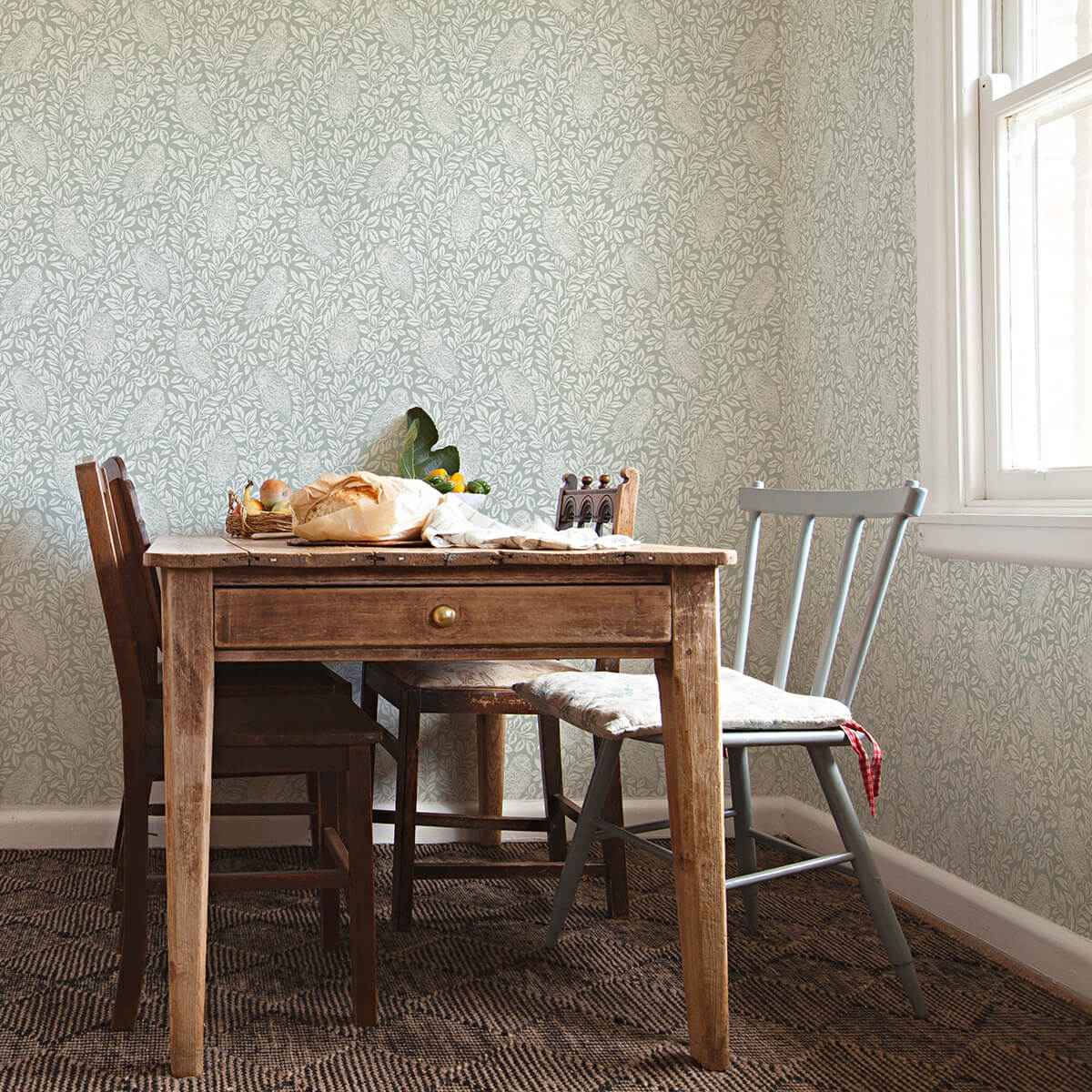 Parliament Grey Owl Wallpaper - York Wallcoverings - 3123-12411 - York Wallcoverings Wallpaper