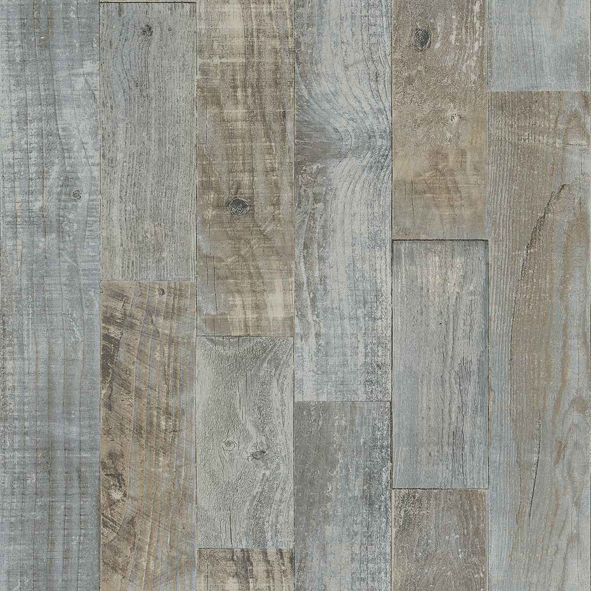 Chebacco Slate Wooden Planks Wallpaper - York Wallcoverings - 3123-12691