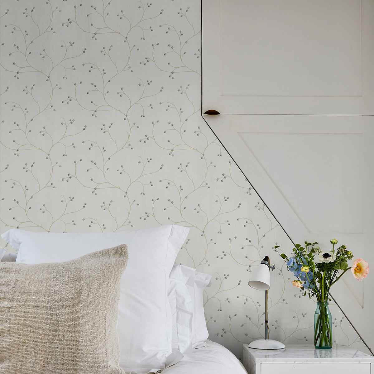 Rosehip Cream Trails Wallpaper - York Wallcoverings - 3123-16156 - York Wallcoverings Wallpaper