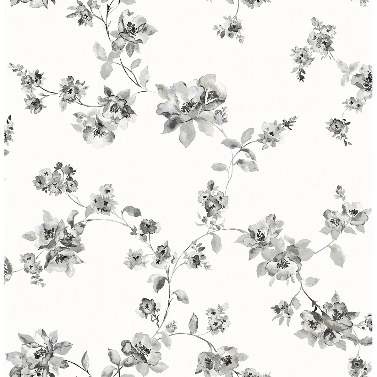 cyrus-charcoal-festive-floral-wallpaper-york-wallcoverings-3123-24482 - York Wallcoverings Papel pintado