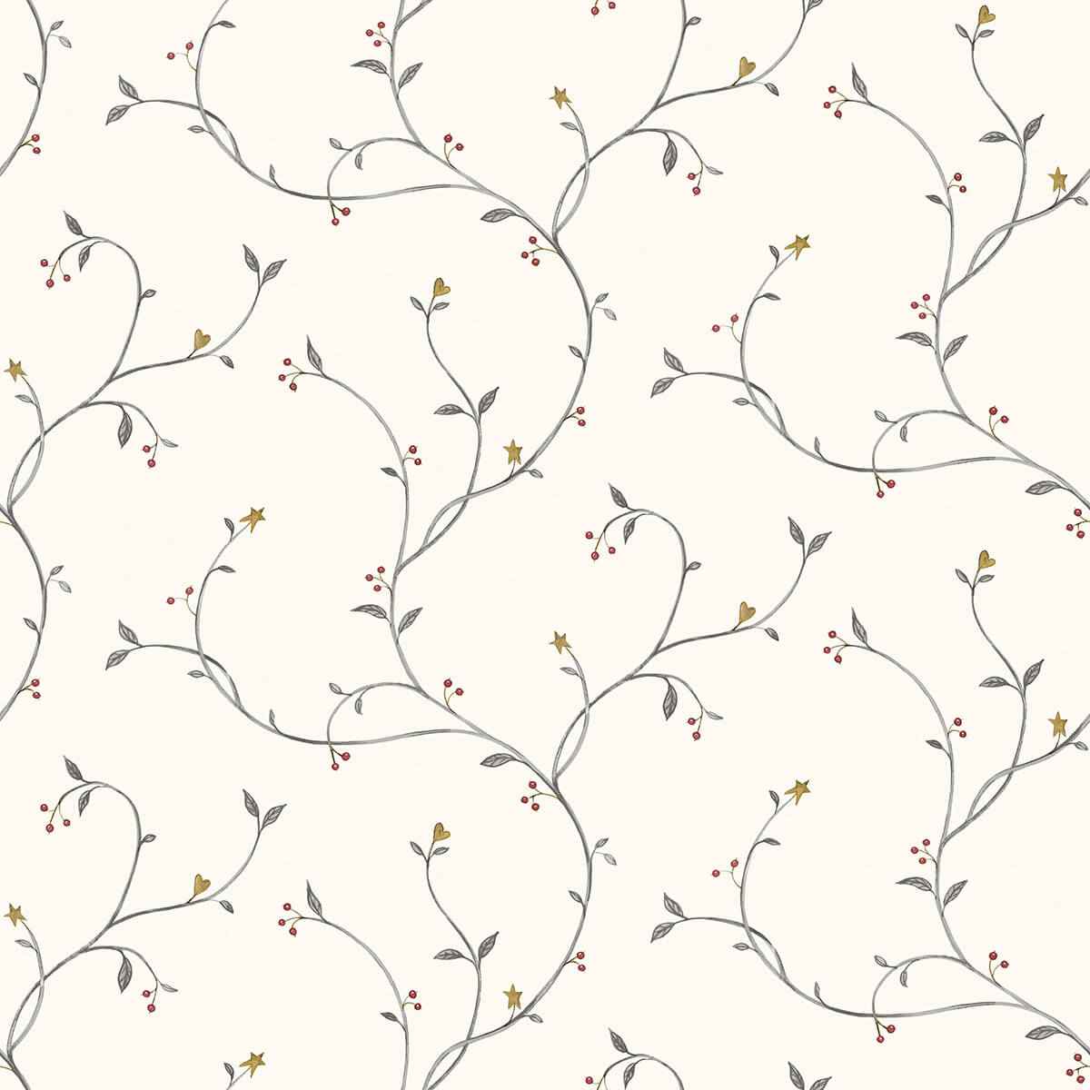 Kurt Black Tin Star Trail Wallpaper - York Wallcoverings - 3123-091510
