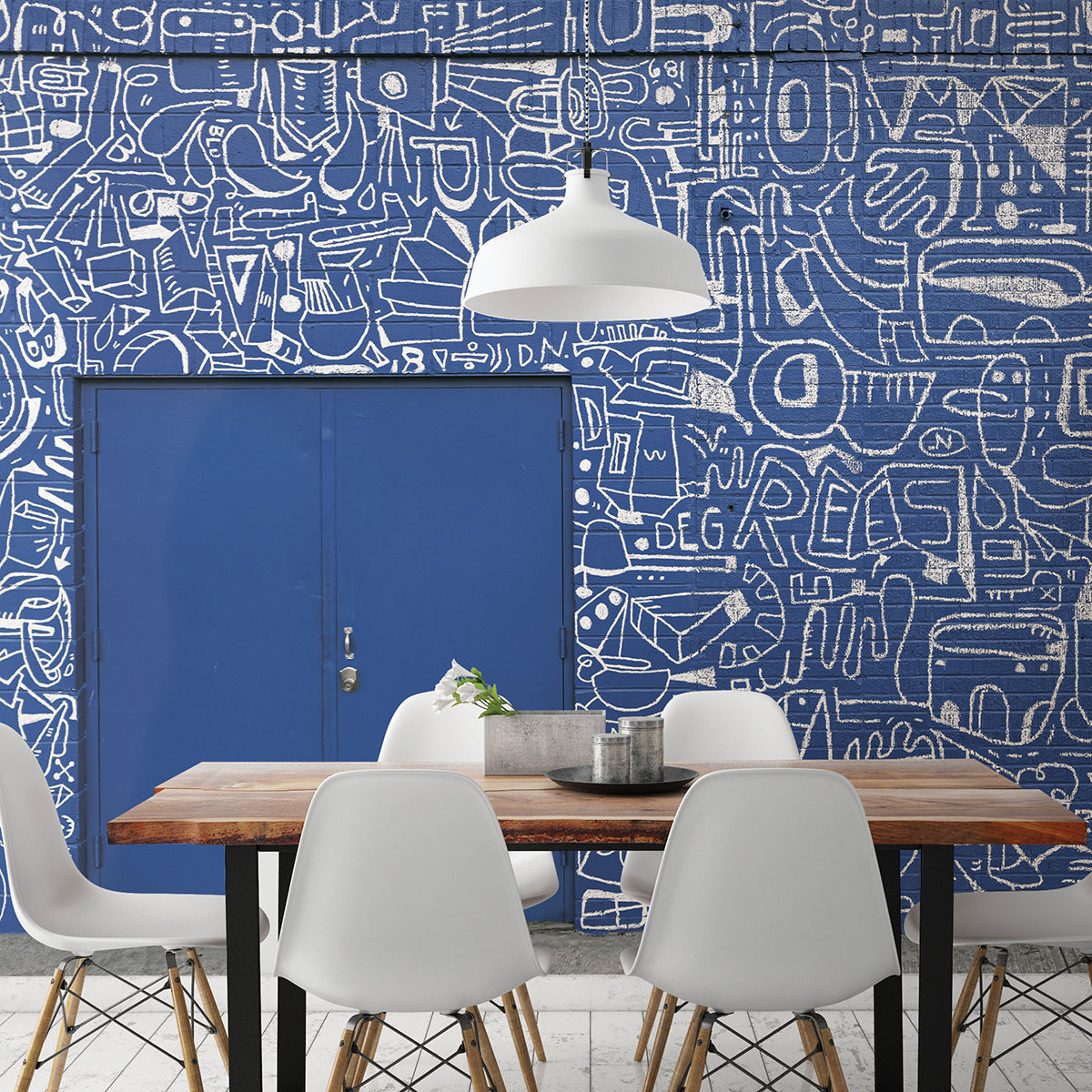 bushwick-bklyn-blue-wall-mural-york-wallcoverings-astm4130 - York Wallcoverings Wallpaper