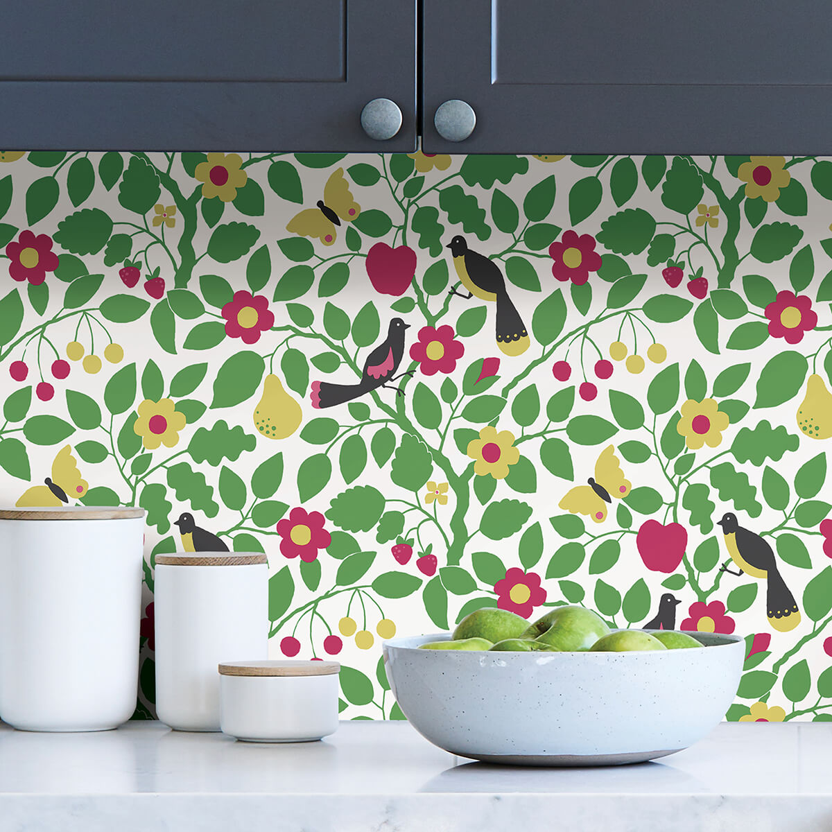 green-paradisus-peel-and-stick-wallpaper-york-wallcoverings-nus3921 - York Wallcoverings Wallpaper