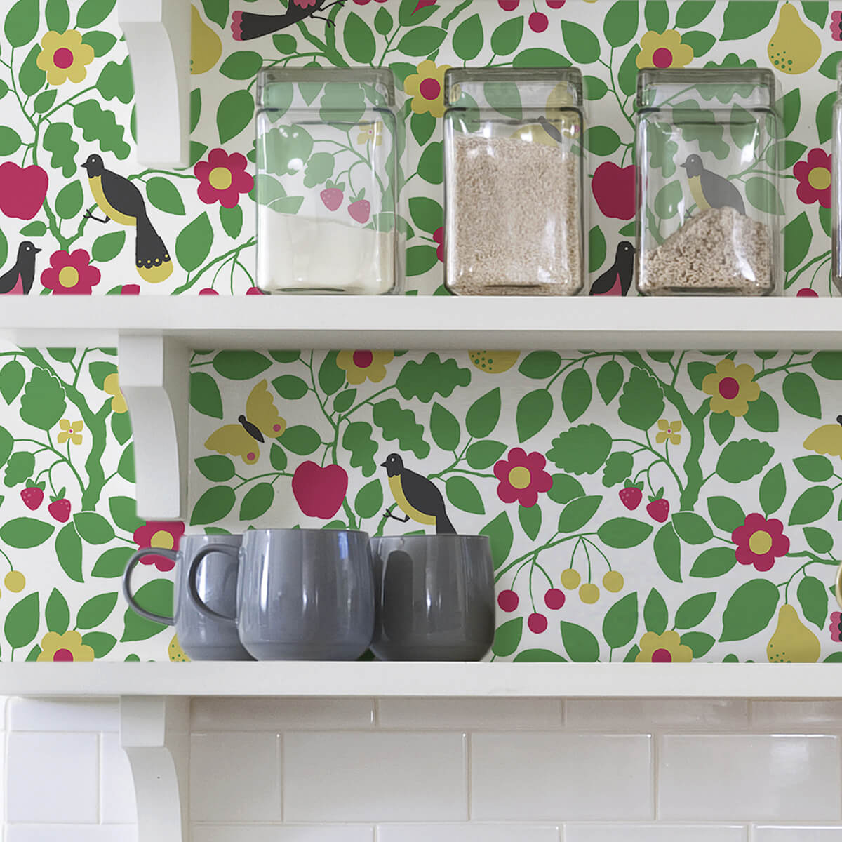 green-paradisus-peel-and-stick-wallpaper-york-wallcoverings-nus3921 - York Wallcoverings Wallpaper