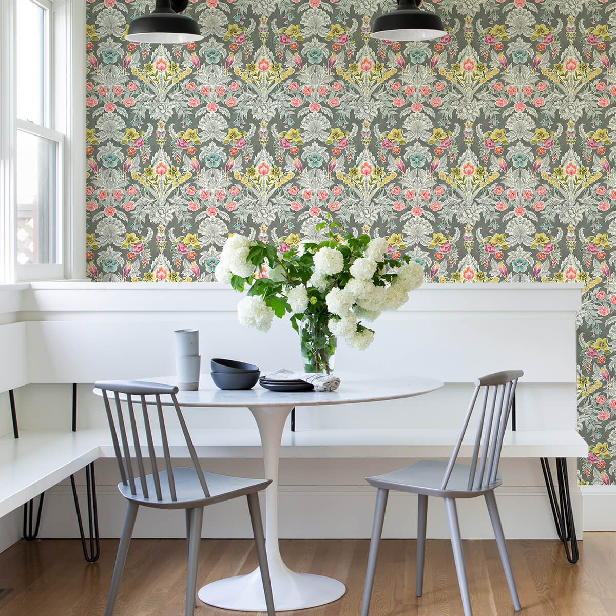 grey-summer-love-peel-and-stick-wallpaper-york-wallcoverings-nus4050 - York Wallcoverings Wallpaper