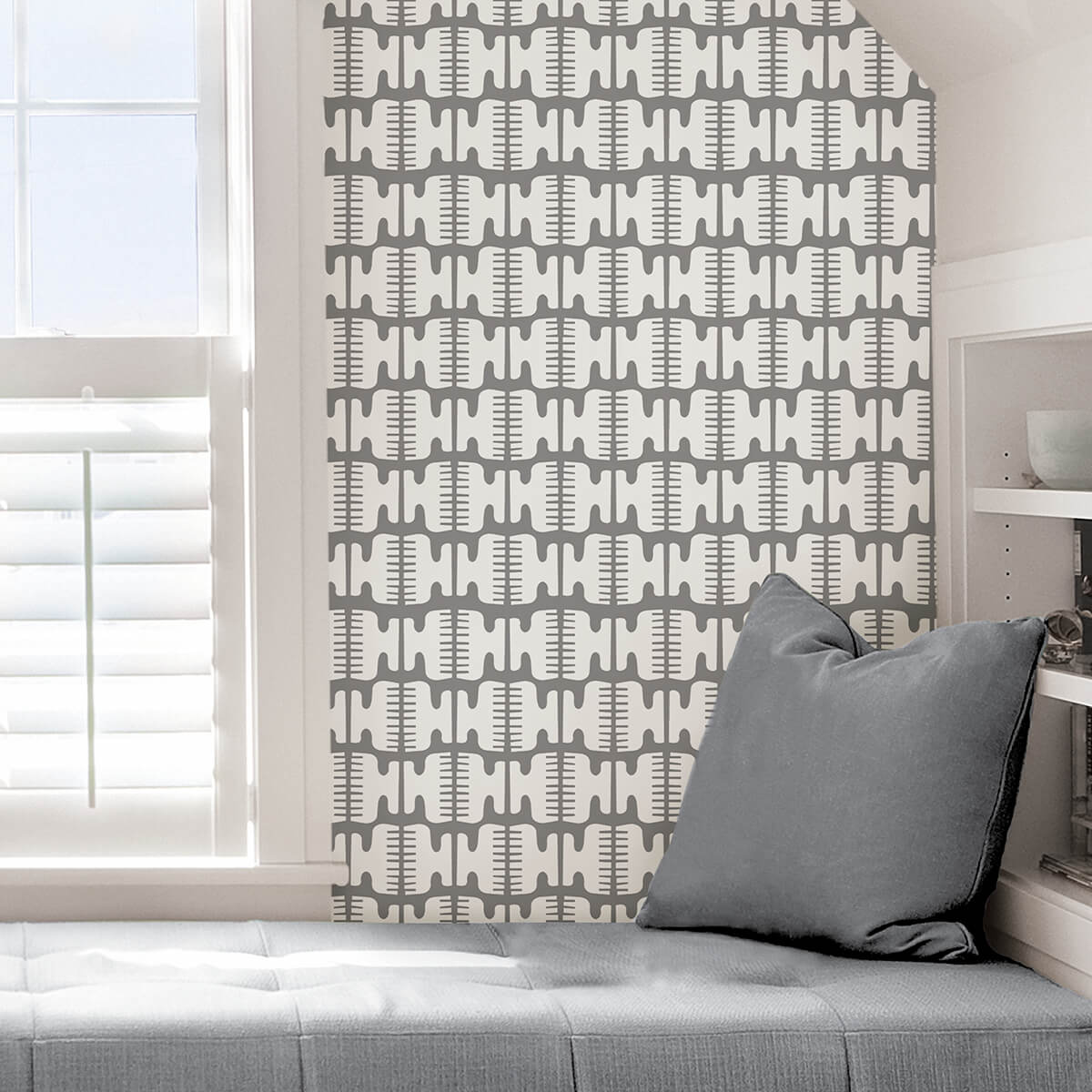 grey-shift-peel-and-stick-wallpaper-york-wallcoverings-bps4052 - York Wallcoverings Wallpaper
