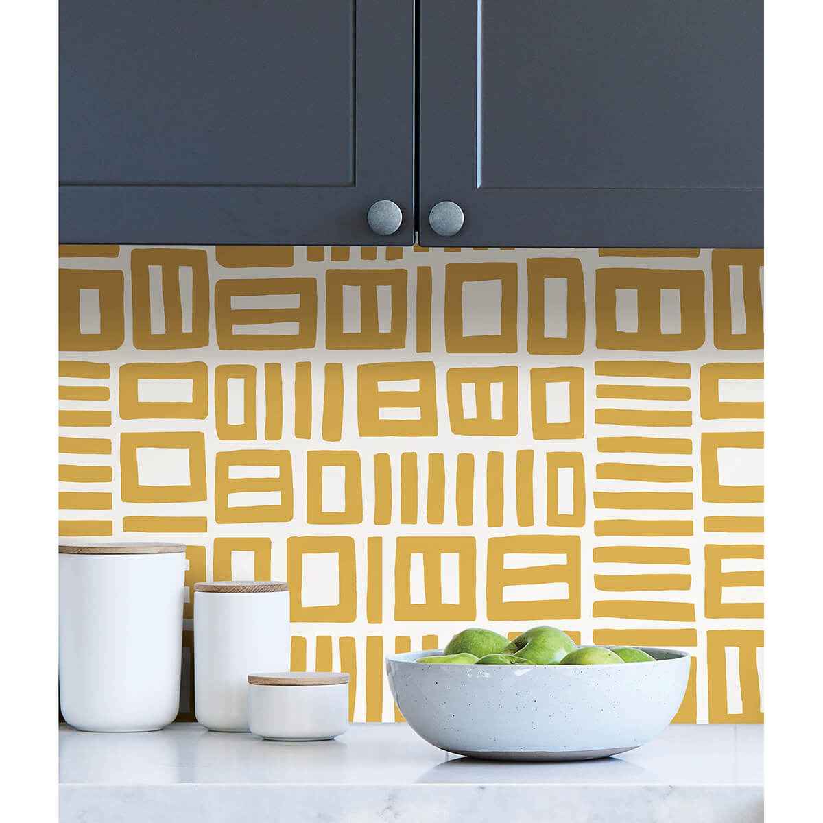 Yellow Traverse Peel & Stick Wallpaper - York Wallcoverings - BPS4056 - York Wallcoverings Wallpaper