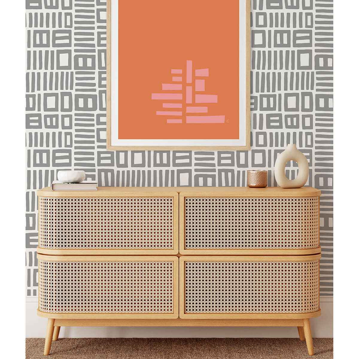 Grey Traverse Peel & Stick Wallpaper - York Wallcoverings - BPS4057 - York Wallcoverings Wallpaper