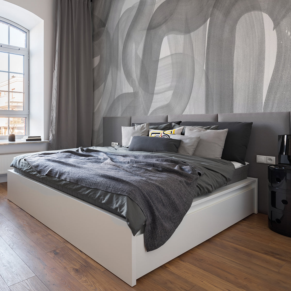 waves-grey-wall-mural-by-karen-j-revis-york-wallcoverings-astm4174 - York Wallcoverings Wallpaper