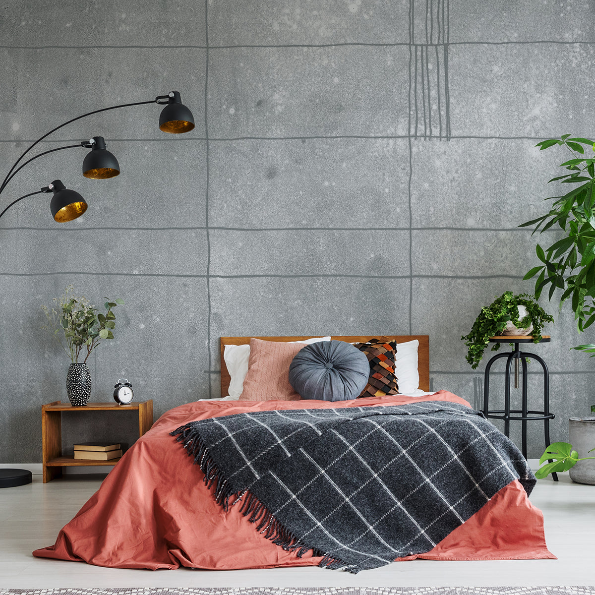panes-grey-wall-mural-by-karen-j-revis-york-wallcoverings-astm4180 - York Wallcoverings Wallpaper