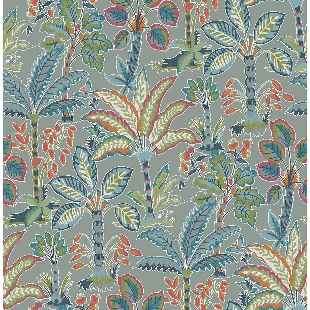 grey-kapok-peel-and-stick-wallpaper-york-wallcoverings-nus4003 - York Wallcoverings Wallpaper