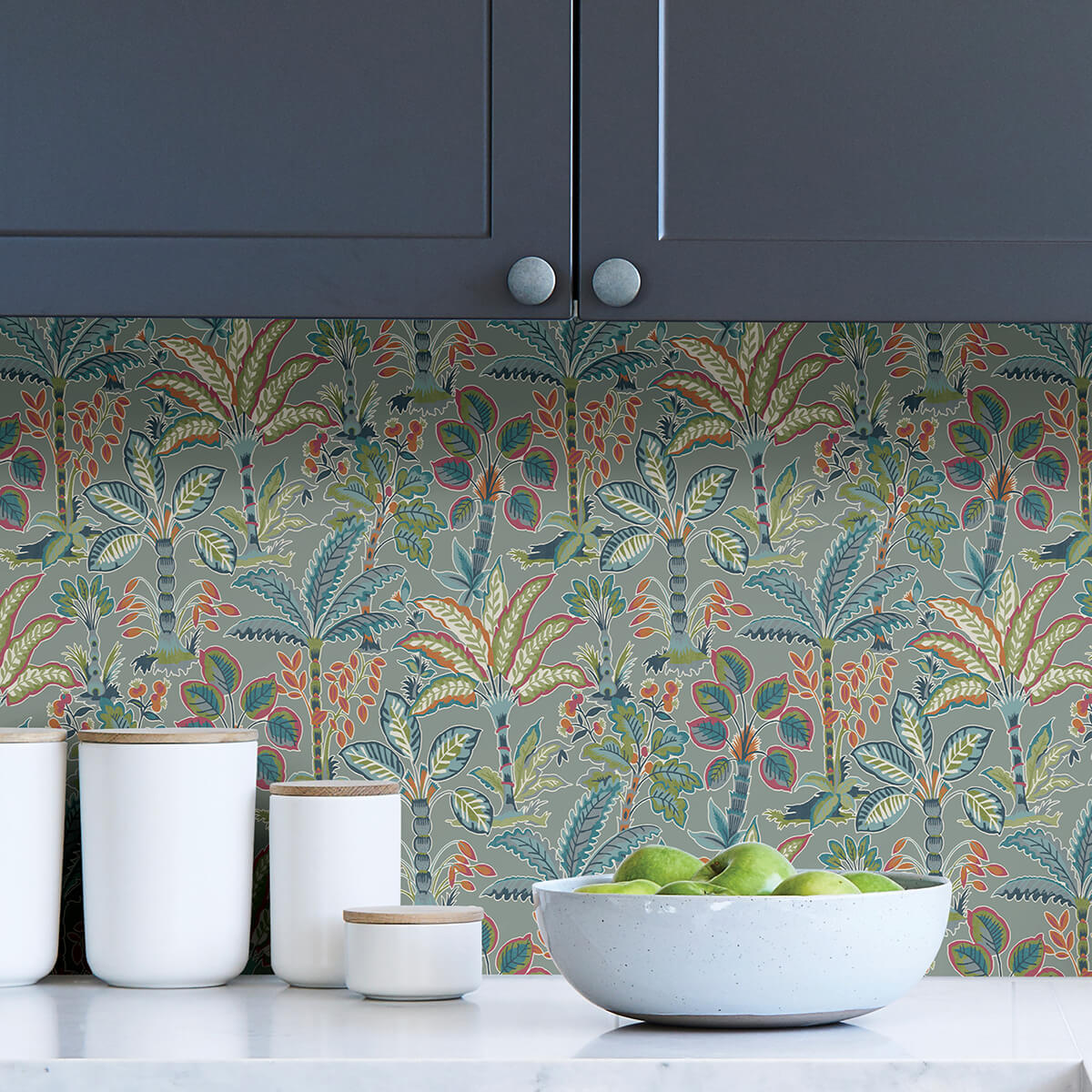 grey-kapok-peel-and-stick-wallpaper-york-wallcoverings-nus4003 - York Wallcoverings Wallpaper