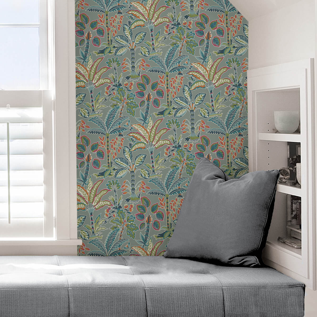 grey-kapok-peel-and-stick-wallpaper-york-wallcoverings-nus4003 - York Wallcoverings Wallpaper