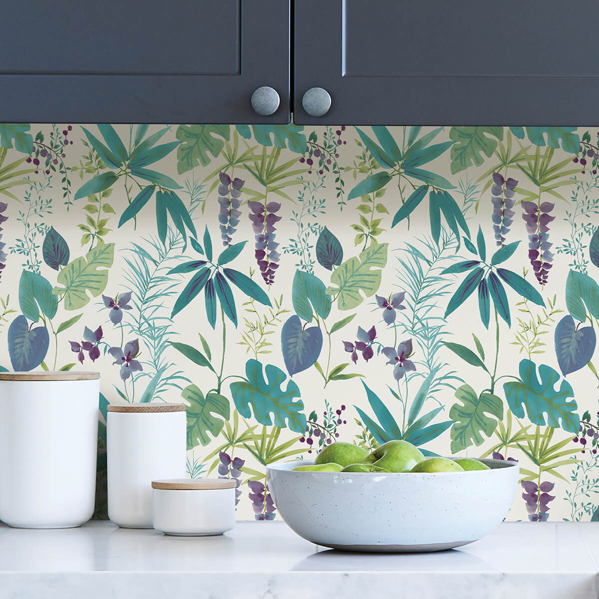teal-maldives-peel-and-stick-wallpaper-york-wallcoverings-nus4006 - York Wallcoverings Wallpaper