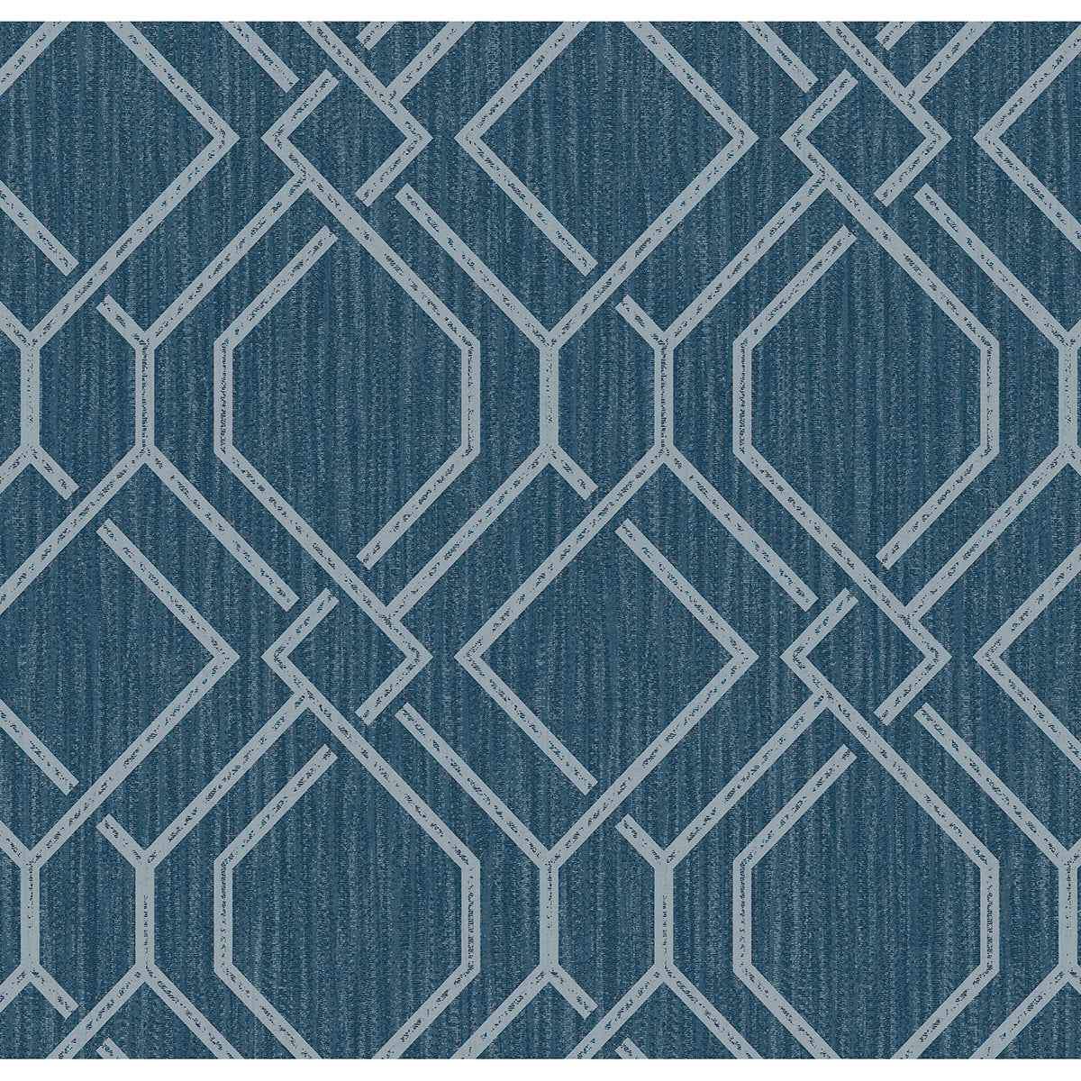 frege-blue-trellis-wallpaper-york-wallcoverings-4025-82512 - York Wallcoverings Wallpaper