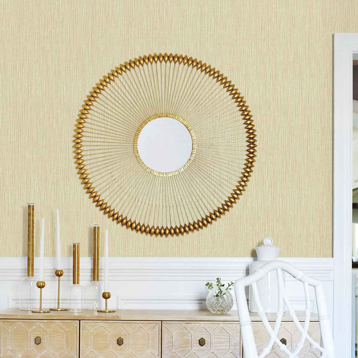 abel-gold-textured-wallpaper-york-wallcoverings-4025-82516 - York Wallcoverings Wallpaper