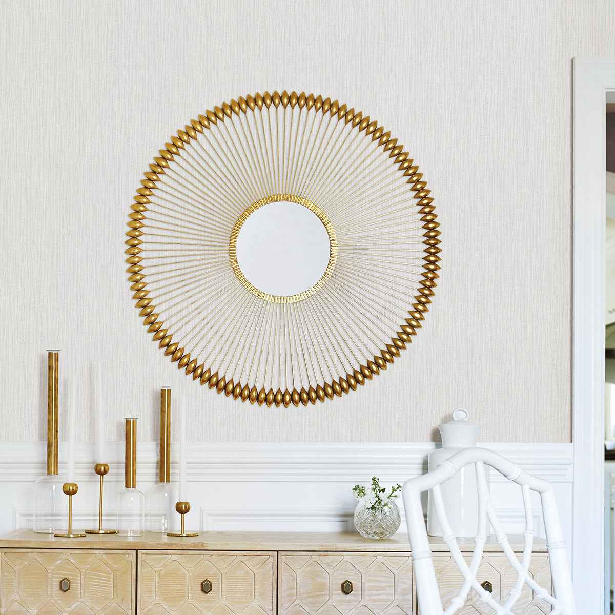 abel-light-grey-textured-wallpaper-york-wallcoverings-4025-82526 - York Wallcoverings Wallpaper