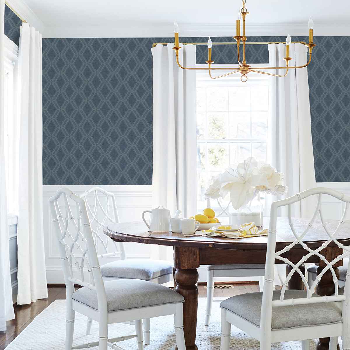mersenne-indigo-geometric-wallpaper-york-wallcoverings-4025-82541 - York Wallcoverings Wallpaper