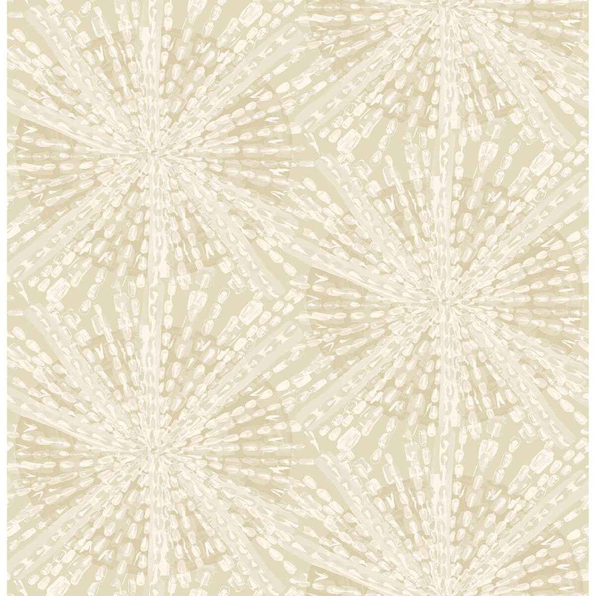 Soft Gold Sunburst Peel and Stick Wallpaper - York Wallcoverings - LLS4119 - York Wallcoverings Wallpaper