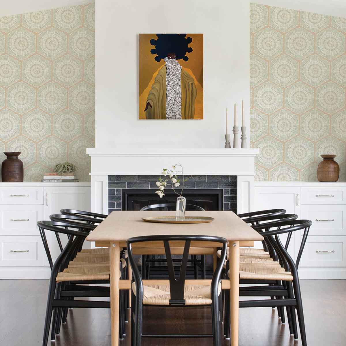 Peach Harmony Peel & Stick Wallpaper - York Wallcoverings - LLS4121 - York Wallcoverings Wallpaper