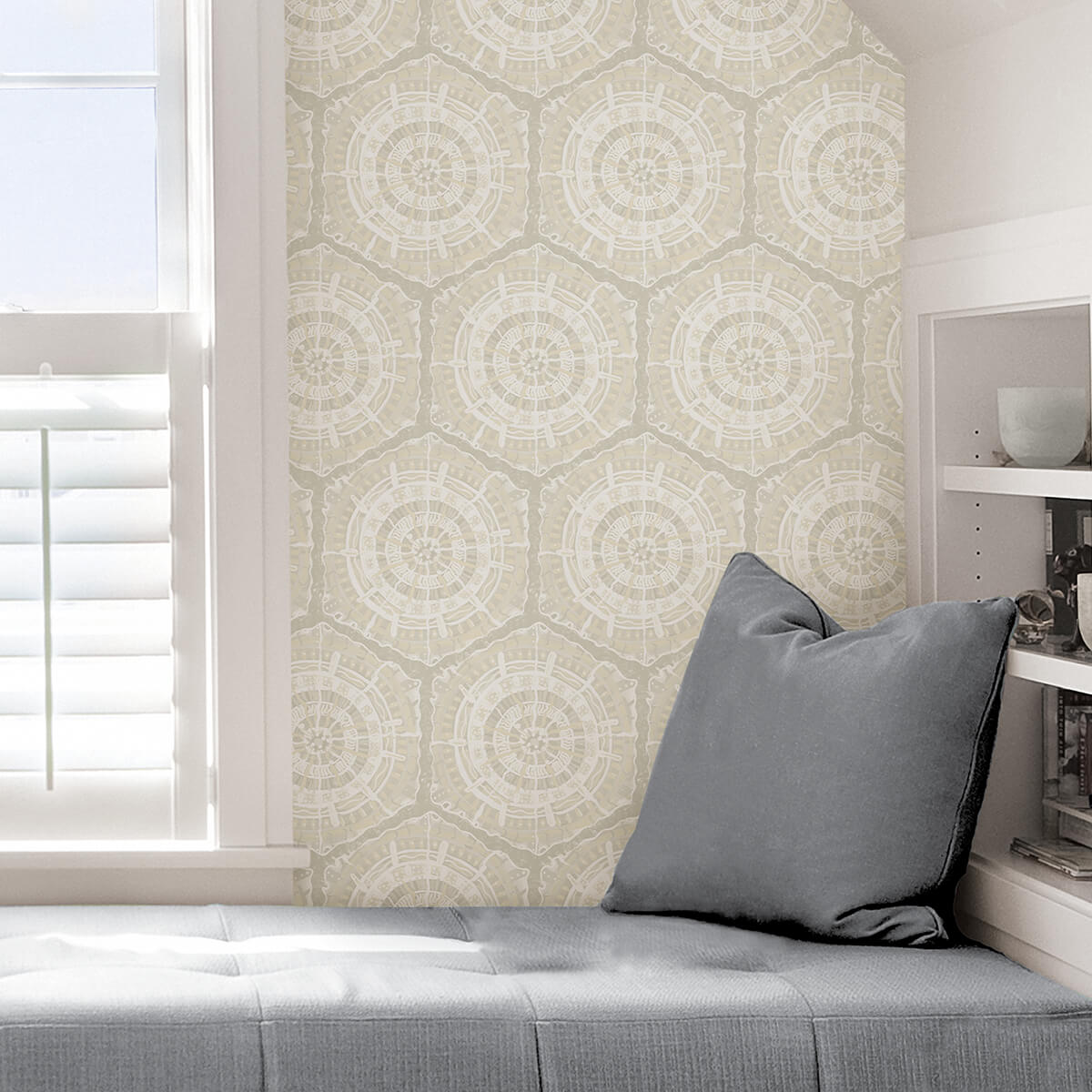 cream-harmony-peel-and-stick-wallpaper-york-wallcoverings-lls4124 - York Wallcoverings Wallpaper