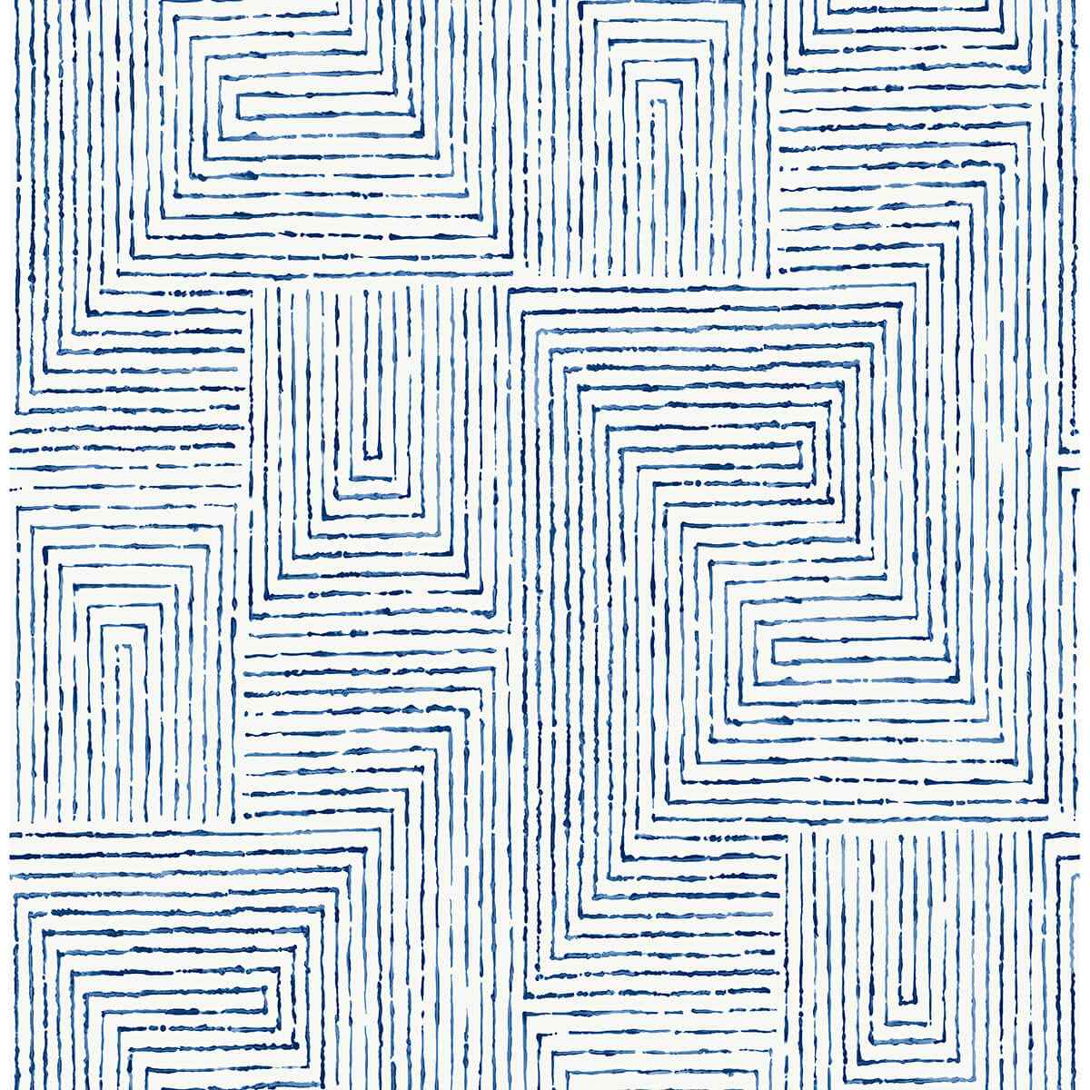 Blue Ink Peel & Stick Wallpaper - York Wallcoverings - SLS3974 - York Wallcoverings Wallpaper