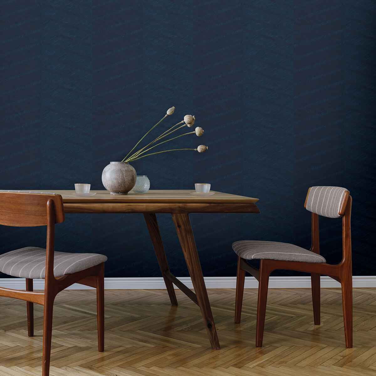 Indigo Wayward Peel & Stick Wallpaper - York Wallcoverings - SLS3979 - York Wallcoverings Wallpaper