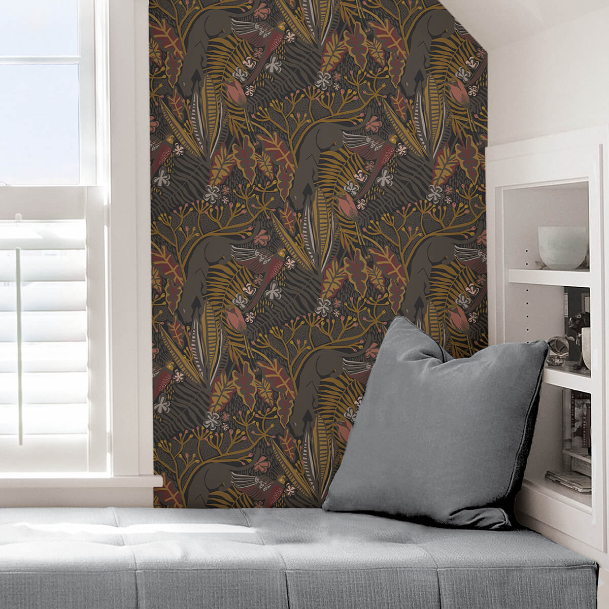 gold-cranberry-poise-peel-and-stick-wallpaper-york-wallcoverings-pls4212 - York Wallcoverings Wallpaper