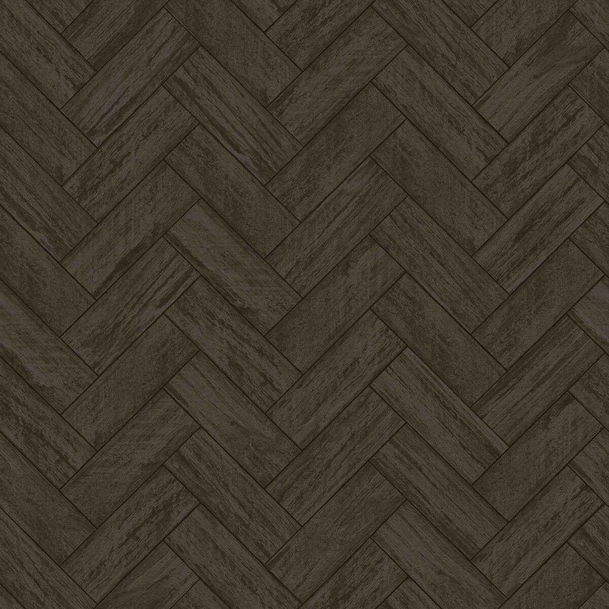 Kaliko Charcoal Wood Herringbone Wallpaper - York Wallcoverings - 3122-10110 - York Wallcoverings Wallpaper