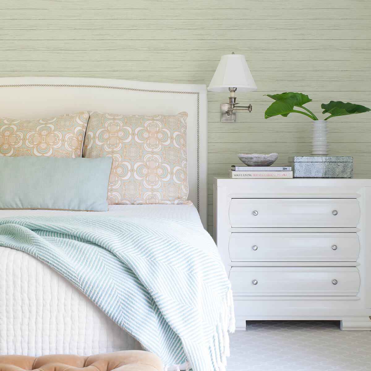 Ozma Sage Wood Plank Wallpaper - York Wallcoverings - 3122-11214 - York Wallcoverings Wallpaper