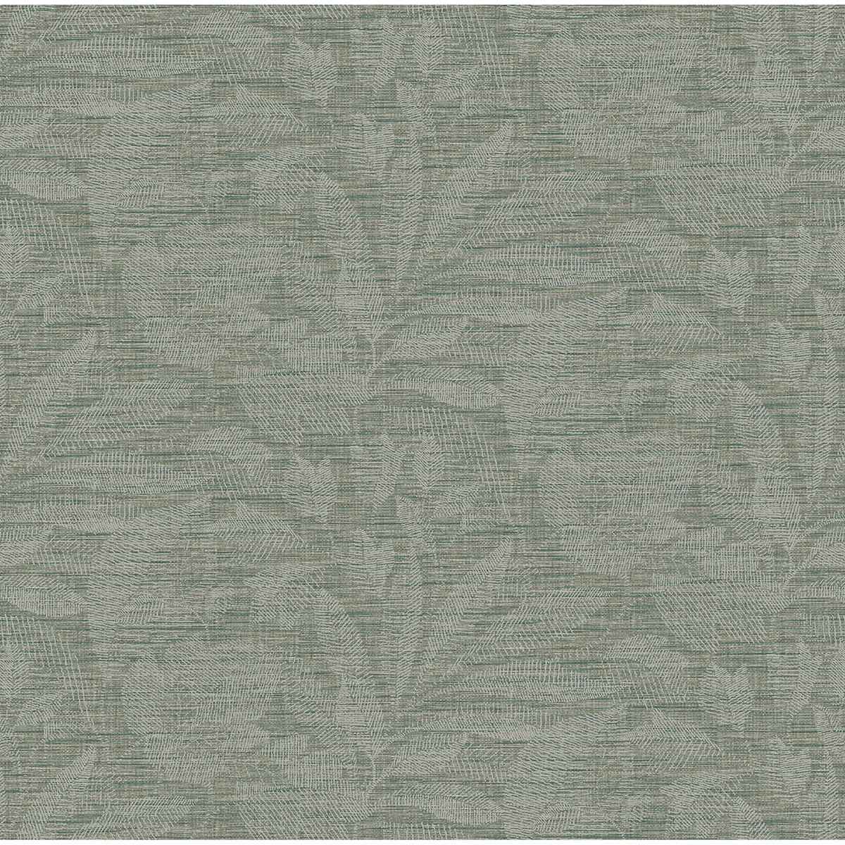 Lei Jade Etched Leaves Wallpaper - York Wallcoverings - 2971-86151 - York Wallcoverings Wallpaper