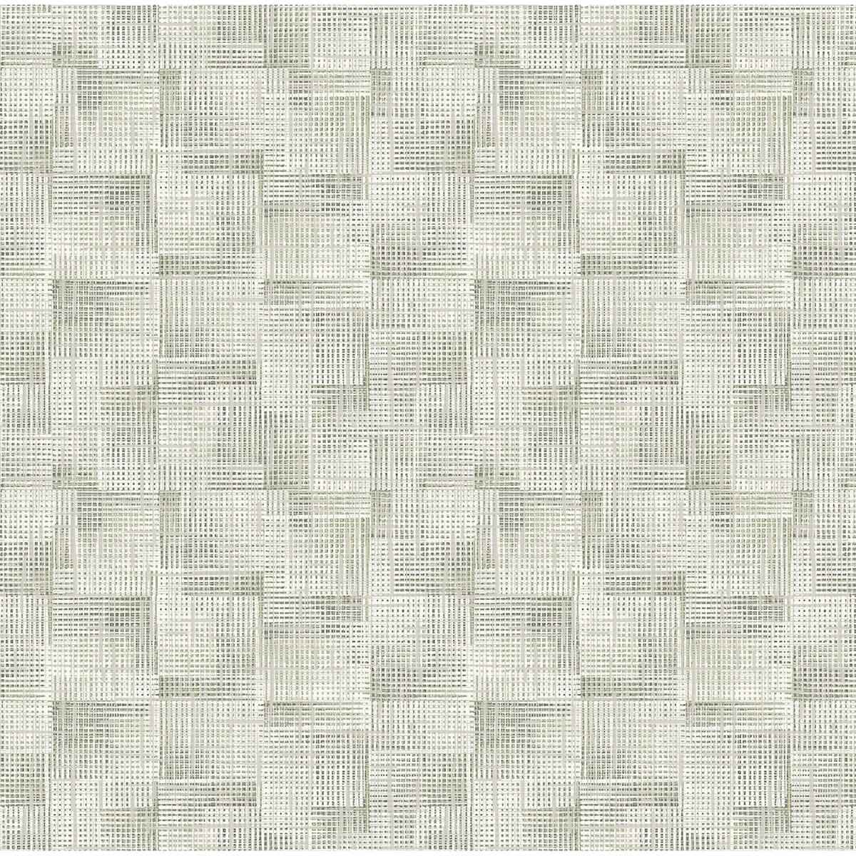 Ting Sage Abstract Woven Wallpaper - York Wallcoverings - 2971-86159 - York Wallcoverings Wallpaper