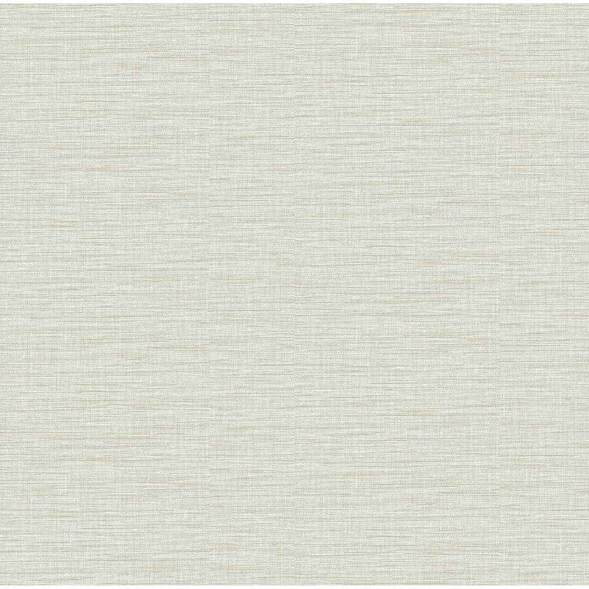 Lela Silver Faux Linen Wallpaper - York Wallcoverings - 2971-86180 - York Wallcoverings Wallpaper