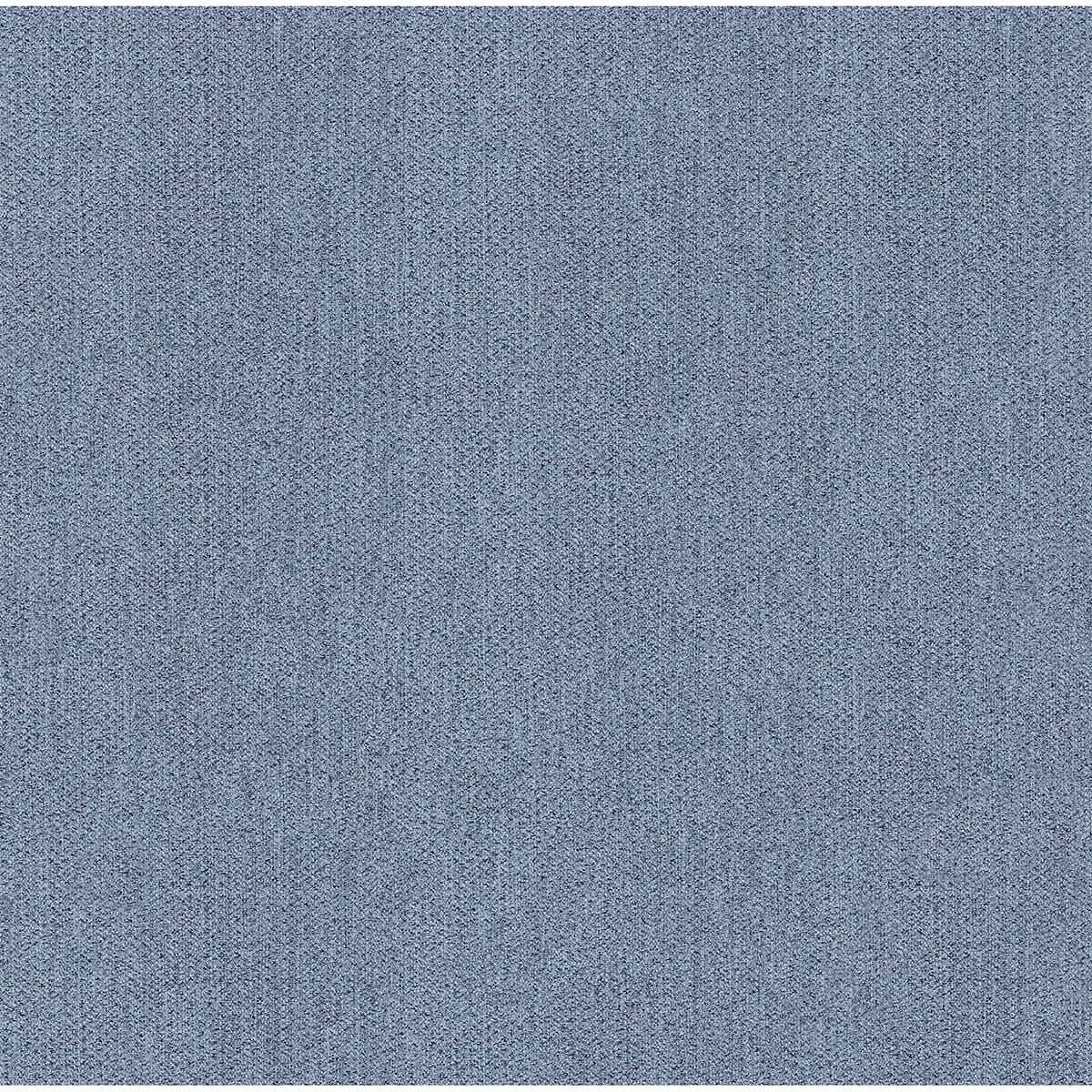 Sydney Navy Faux Linen Wallpaper - York Wallcoverings - 2971-86302