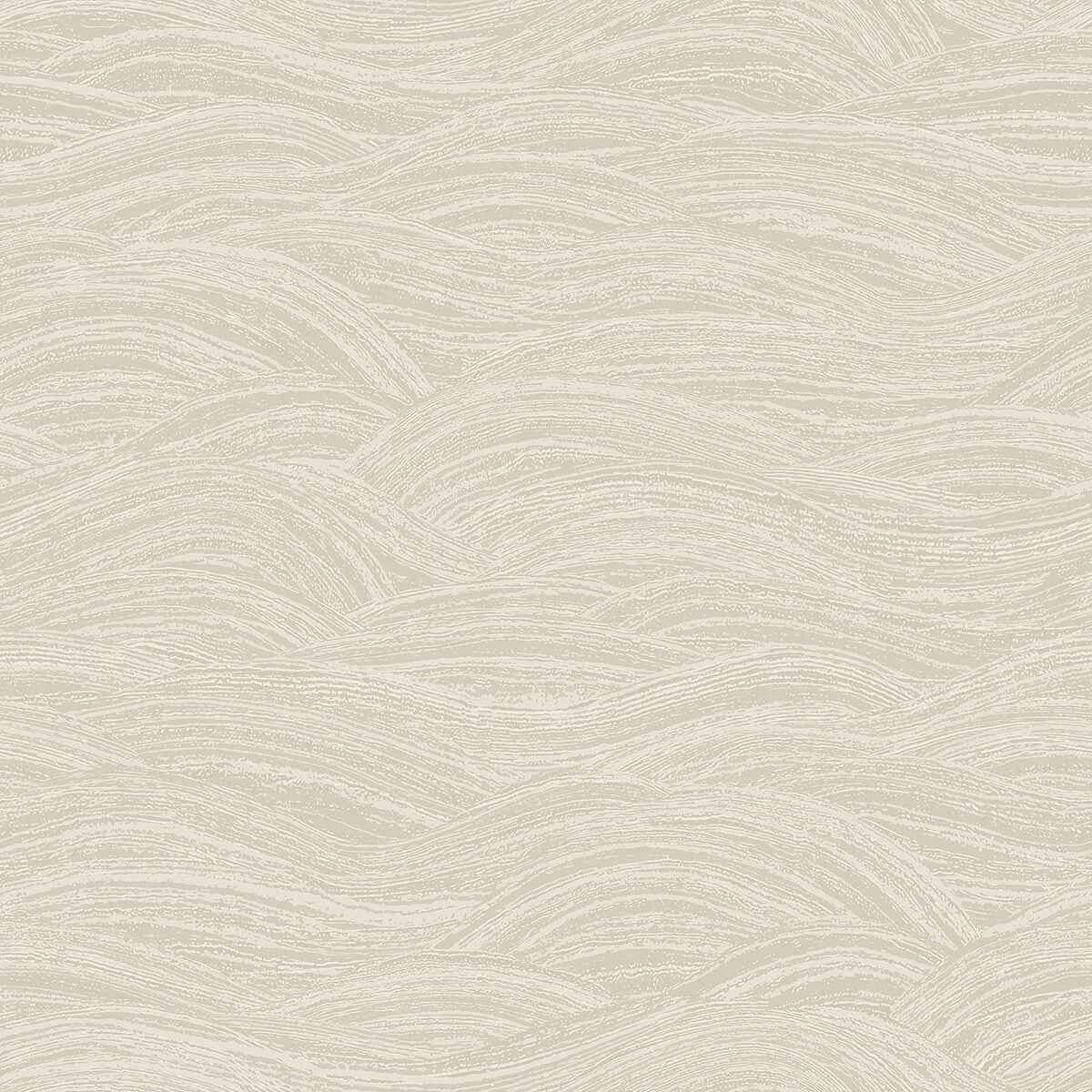 Leith Cream Zen Waves Wallpaper - York Wallcoverings - 2971-86362 - York Wallcoverings Wallpaper