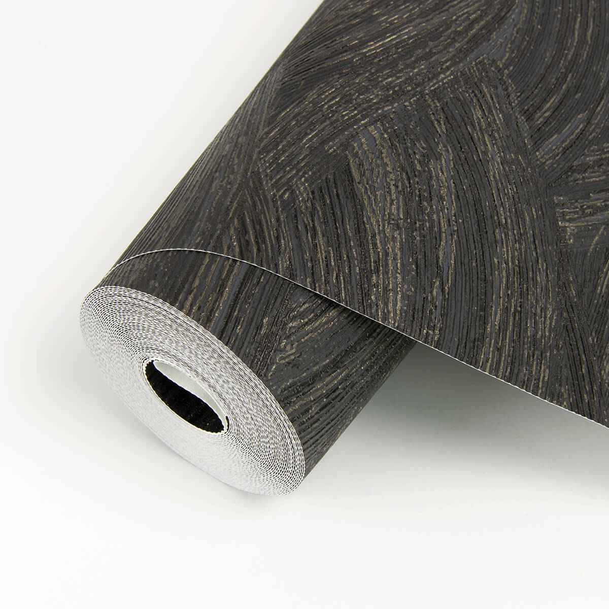 Leith Black Zen Waves Wallpaper - York Wallcoverings - 2971-86363 - York Wallcoverings Wallpaper